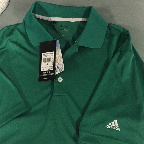 adidas Other - BNWT ADIDAS CLIMA COOL🏌️‍♂️GREEN GOLF 👕 POLO 👕